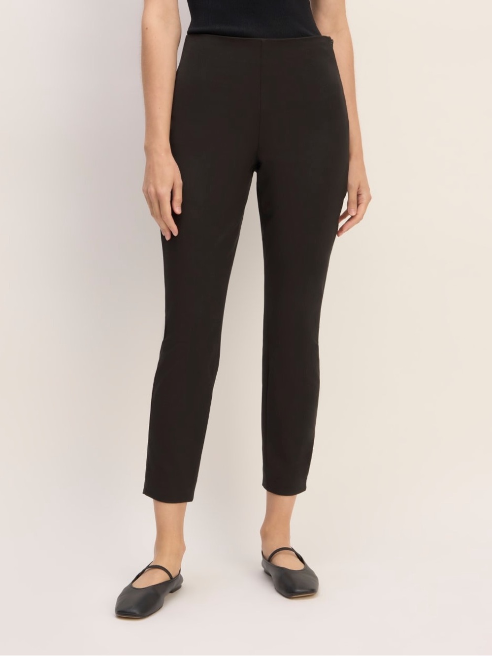 EVERLANE THE BI-STRETCH CROPPED WORK PANT